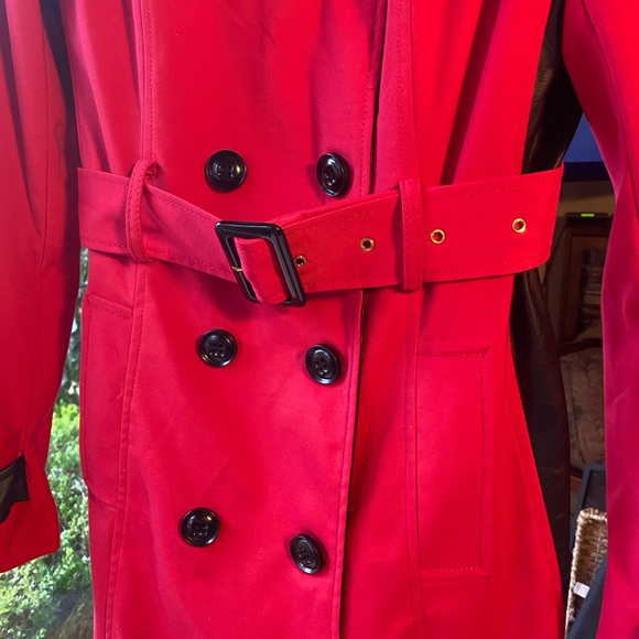 Kelyna Paris red & black coat size medium - Picture 2 of 9